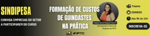 Leia mais sobre o artigo SINDIPESA promove curso exclusivo sobre formação de custos de guindastes