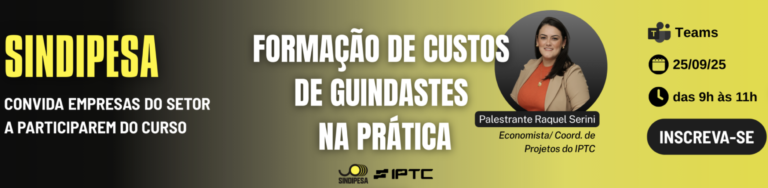 Leia mais sobre o artigo SINDIPESA promove curso exclusivo sobre formação de custos de guindastes