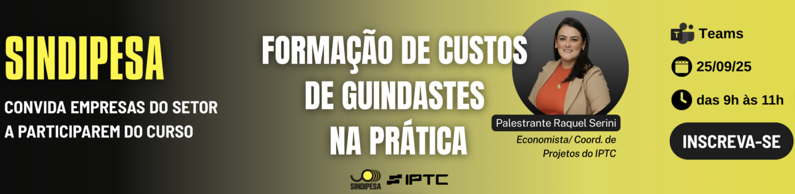 No momento, você está visualizando SINDIPESA promove curso exclusivo sobre formação de custos de guindastes