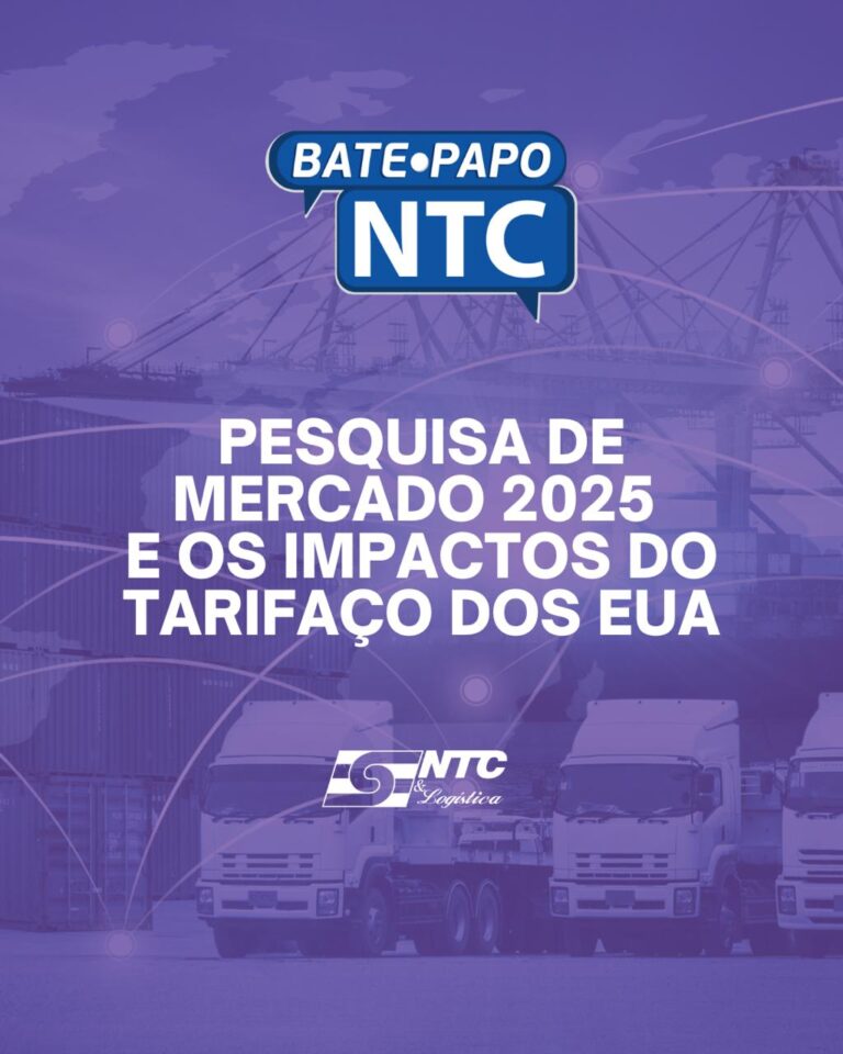 Leia mais sobre o artigo Bate-Papo NTC retorna com dados da Pesquisa de Mercado 2025 e os impactos do tarifaço dos EUA no transporte de cargas