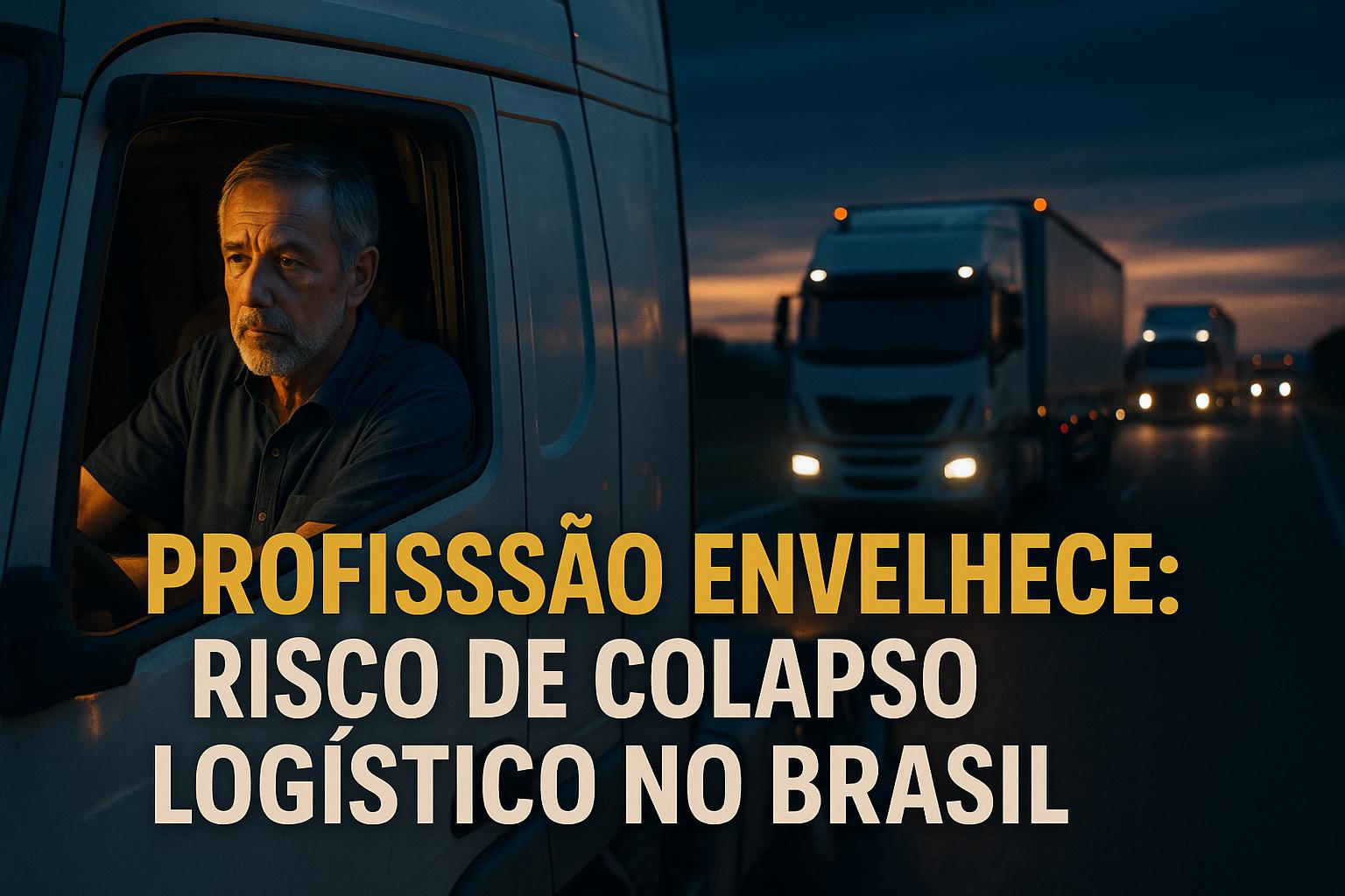 No momento, você está visualizando Idade média de caminhoneiros já passa dos 45 anos, profissão envelhece, jovens rejeitam a boleia e especialistas alertam para risco de colapso logístico no Brasil