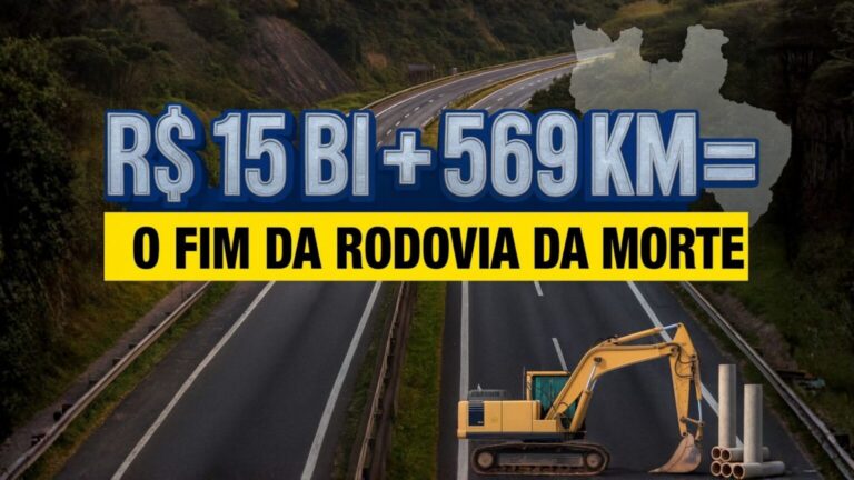 Leia mais sobre o artigo Com R$ 15 bilhões na mesa, rodovia mais perigosa do Brasil terá 108 km de faixas adicionais, 62 melhorias de acesso, 29 passarelas e até novos túneis