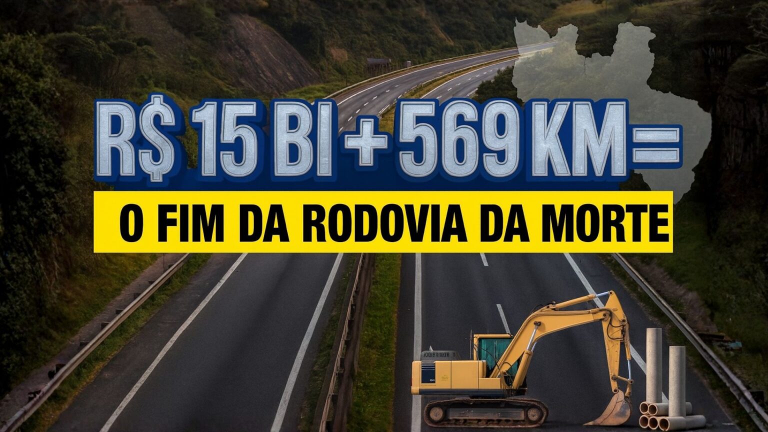 No momento, você está visualizando Com R$ 15 bilhões na mesa, rodovia mais perigosa do Brasil terá 108 km de faixas adicionais, 62 melhorias de acesso, 29 passarelas e até novos túneis