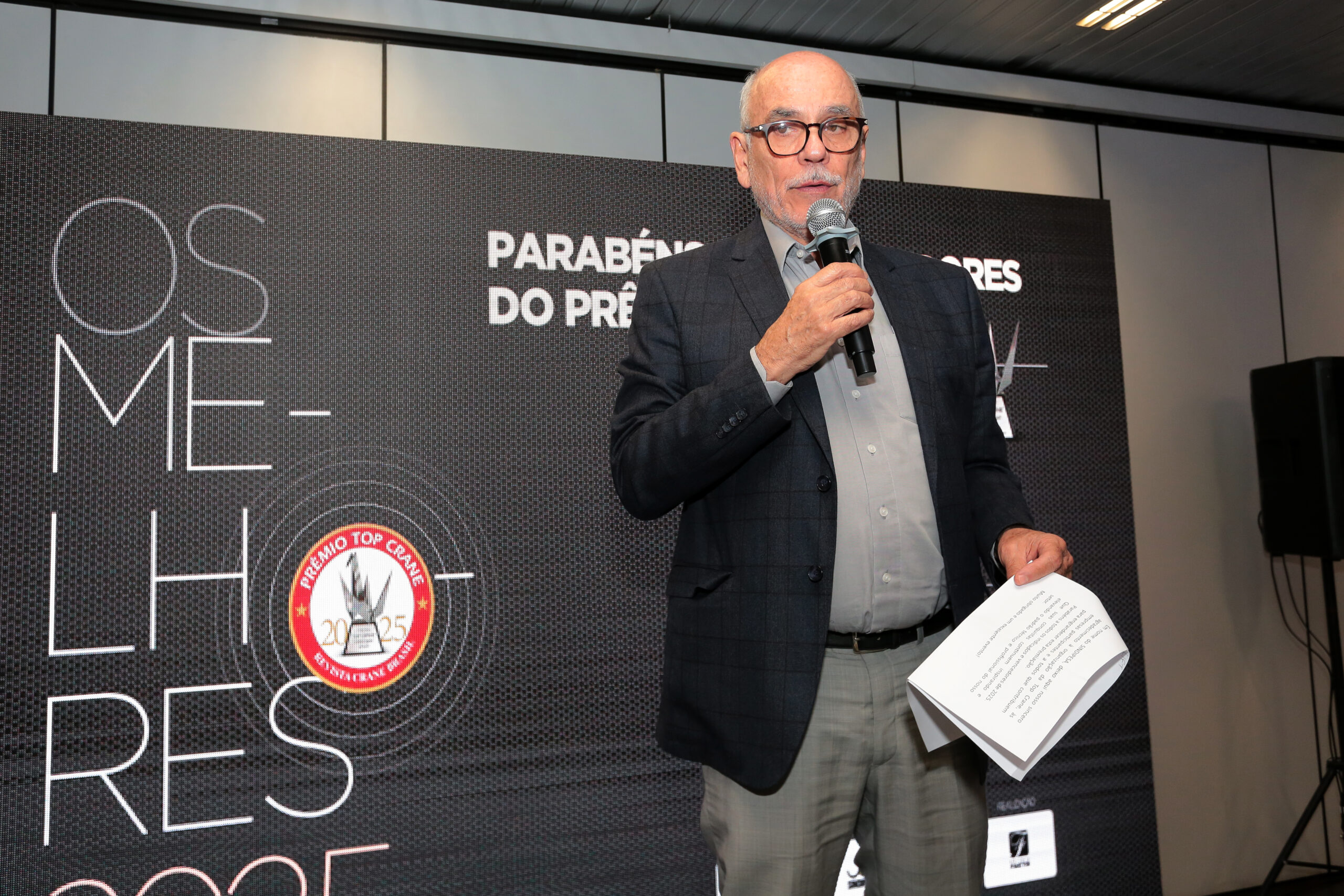 No momento, você está visualizando SINDIPESA apoia Top Crane 2025, destaca vencedores e reforça importância da segurança nas operações de içamento