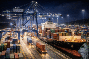 Leia mais sobre o artigo Porto brasileiro opera 24 horas com guindastes automatizados e reduz tempo de descarga em mais de 40%