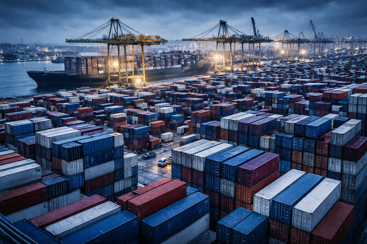 No momento, você está visualizando Portos brasileiros podem atingir limite de contêineres até 2030, diz estudo