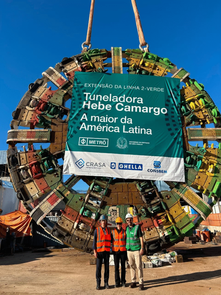 Leia mais sobre o artigo Empresas associadas ao SINDIPESA participam de operação histórica para implantação da maior tuneladora da América Latina