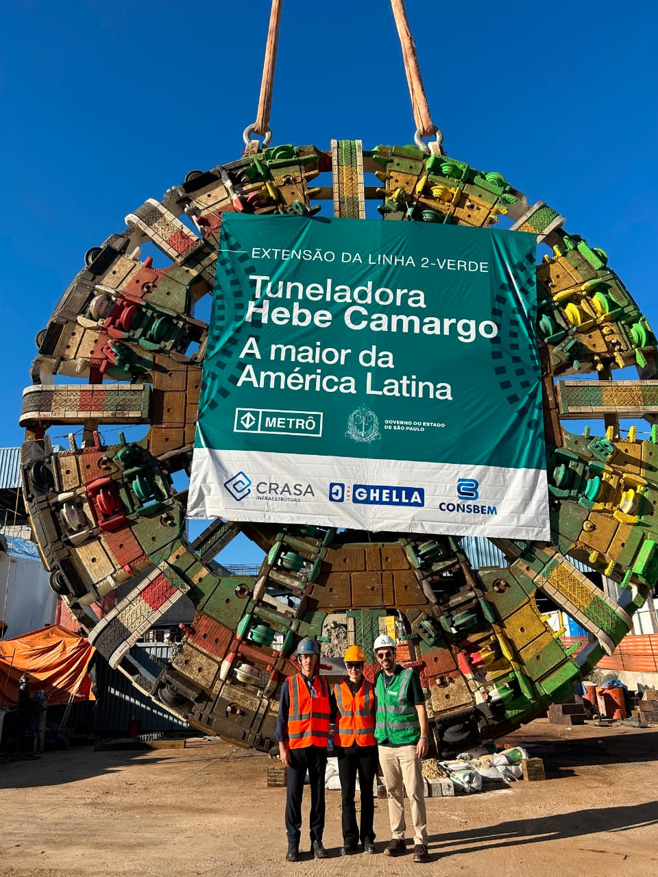No momento, você está visualizando Empresas associadas ao SINDIPESA participam de operação histórica para implantação da maior tuneladora da América Latina