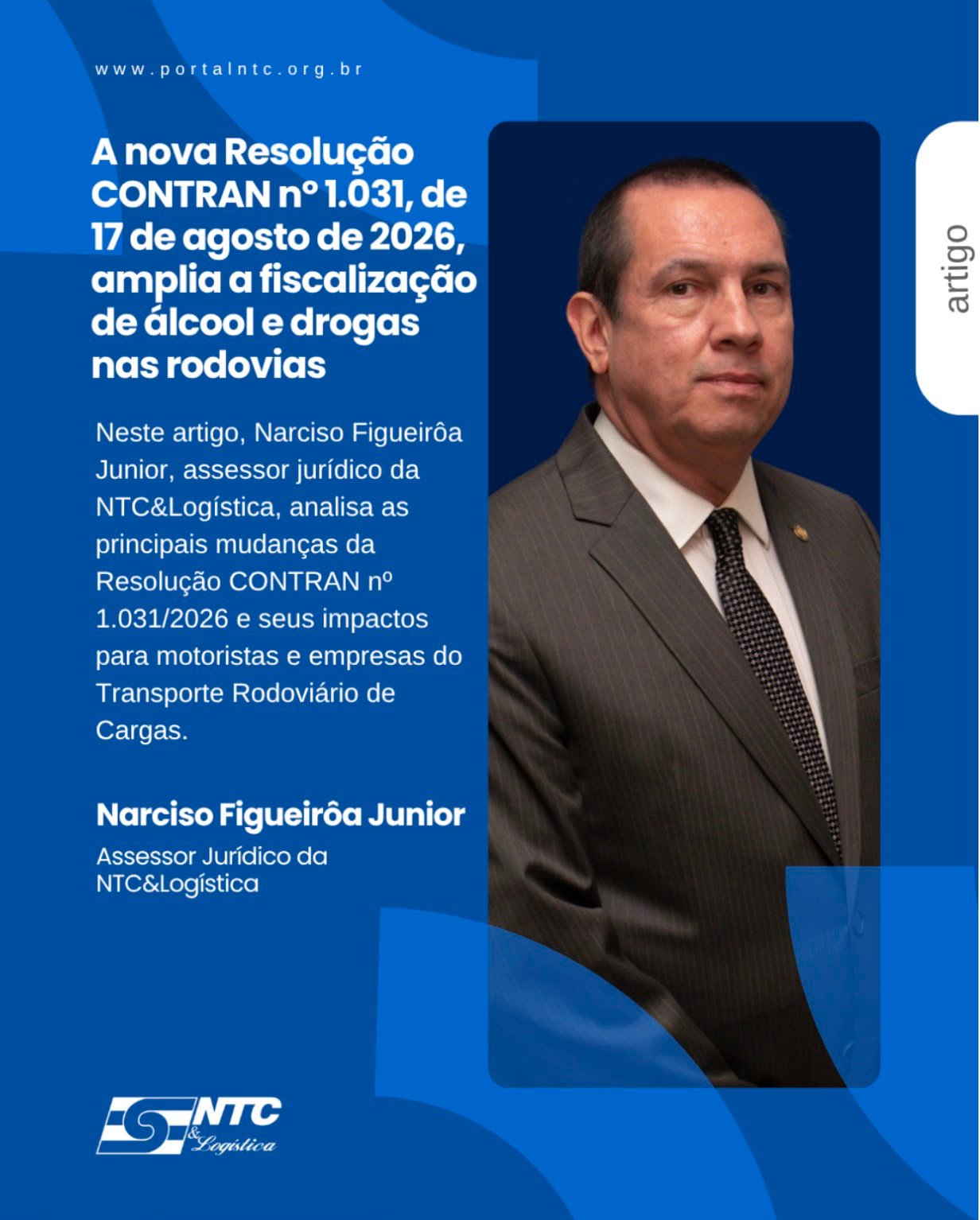 No momento, você está visualizando Artigo: A nova Resolução CONTRAN nº 1.031, de 17 de agosto de 2026, amplia a fiscalização de álcool e drogas nas rodovias